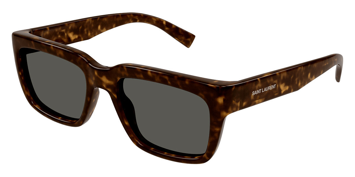 Saint Laurent® 615 SL 615 002 55 - Havana / Gray Sunglasses