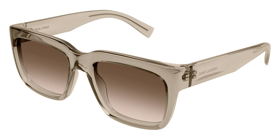 Saint Laurent® 615 SL 615 005 55 - Yellow / Brown Gradient Sunglasses