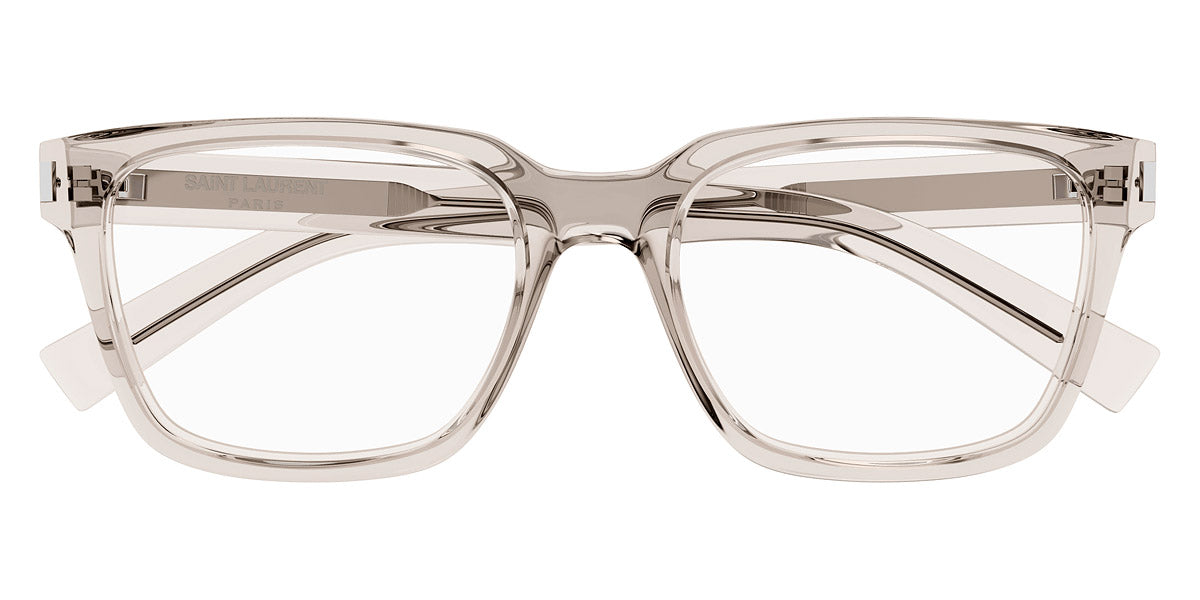 Saint Laurent® 621 SL 621 003 54 - Beige / Transparent AR Eyeglasses