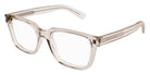 Saint Laurent® 621 SL 621 003 54 - Beige / Transparent AR Eyeglasses