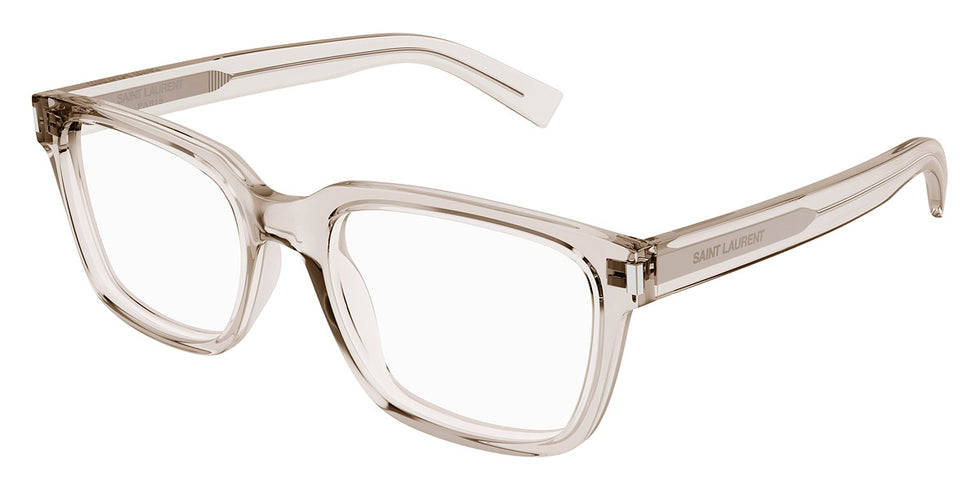 Saint Laurent® 621 SL 621 003 54 - Beige / Transparent AR Eyeglasses