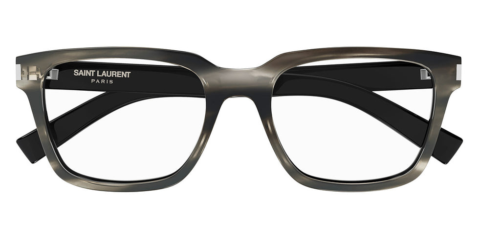 Saint Laurent® 621 SL 621 005 54 - Havana/Crystal / Transparent AR 005 Eyeglasses