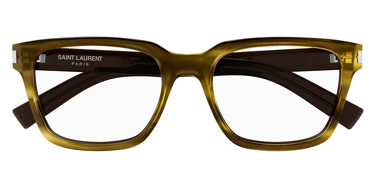 Saint Laurent® 621 SL 621 006 54 - Havana/Crystal / Transparent AR 006 Eyeglasses