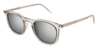 Saint Laurent® 623 SL 623 004 49 - Beige / Silver Mirror Sunglasses