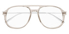Saint Laurent® 626 SL 626 003 55 - Beige/Silver / Transparent AR Eyeglasses
