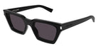 Saint Laurent® 633 CALISTA SL 633 CALISTA 001 57 - Black / Black Sunglasses