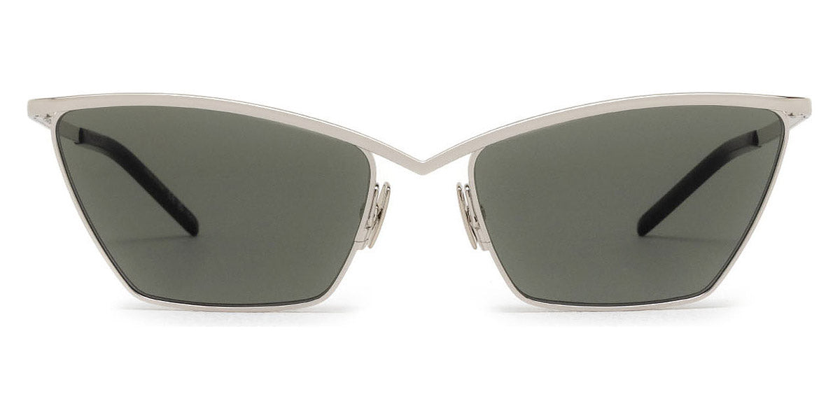 Saint Laurent® 637 SL 637 002 57 - Silver / Gray Sunglasses