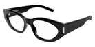 Saint Laurent® 638 OPT SL 638 OPT 001 55 - Black / Transparent AR Eyeglasses