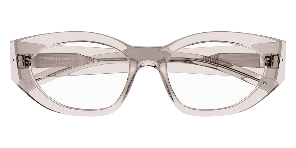 Saint Laurent® 638 OPT SL 638 OPT 005 55 - Nude / Transparent AR Eyeglasses