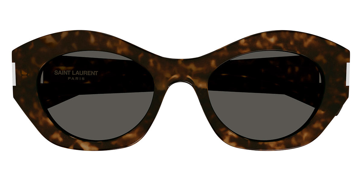 Saint Laurent® 639 SL 639 002 52 - Havana / Gray Sunglasses