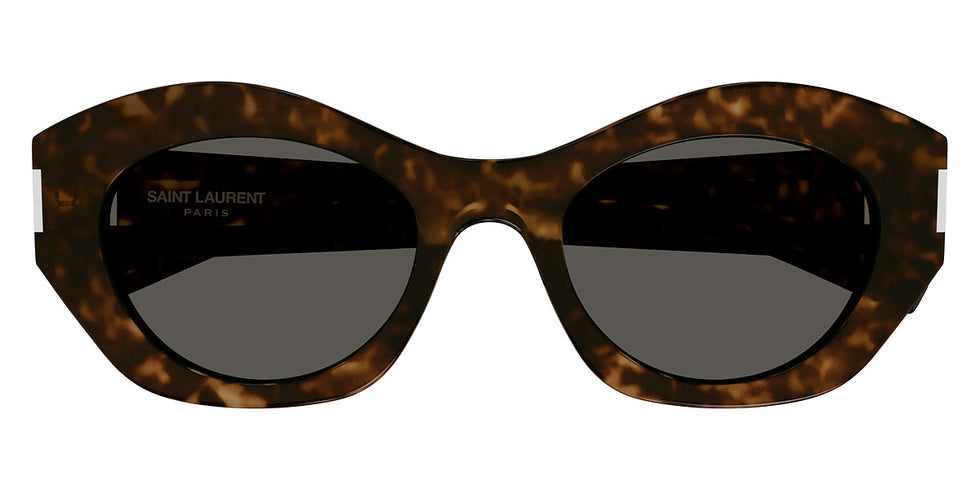 Saint Laurent® 639 SL 639 002 52 - Havana / Gray Sunglasses