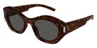 Saint Laurent® 639 SL 639 002 52 - Havana / Gray Sunglasses