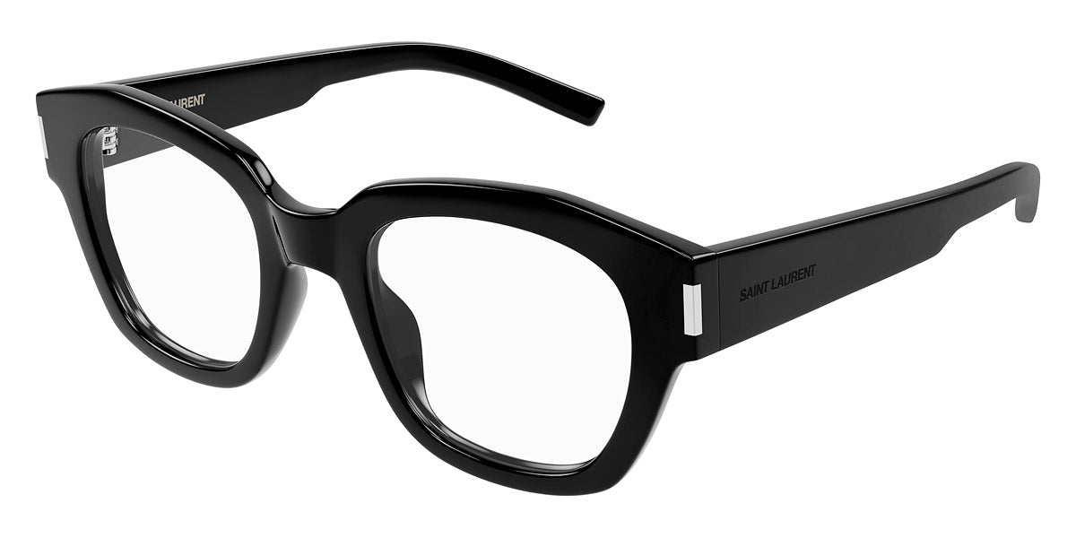 Saint Laurent® 640 SL 640 001 49 - Black / Transparent AR Eyeglasses