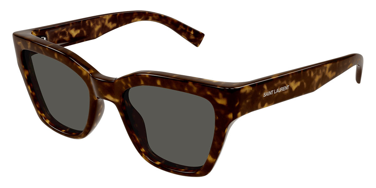 Saint Laurent® 641 SL 641 002 52 - Havana / Gray Sunglasses
