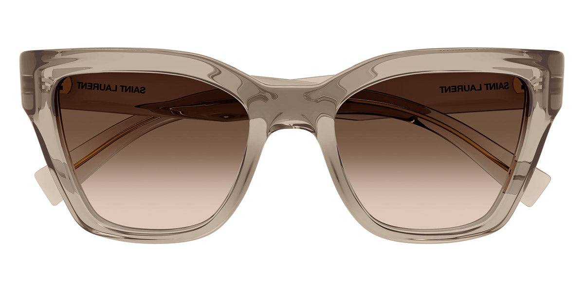 Saint Laurent® 641 SL 641 005 52 - Yellow / Brown Gradient Sunglasses