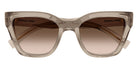 Saint Laurent® 641 SL 641 005 52 - Yellow / Brown Gradient Sunglasses
