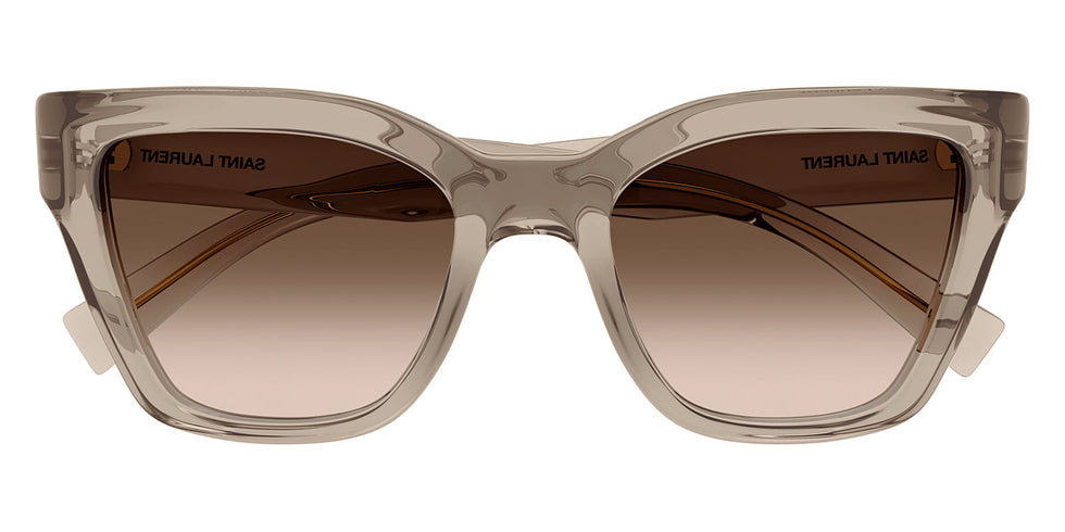 Saint Laurent® 641 SL 641 005 52 - Yellow / Brown Gradient Sunglasses