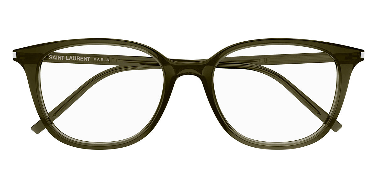 Saint Laurent® 644/F SL 644/F 005 52 - Green Eyeglasses