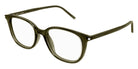 Saint Laurent® 644/F SL 644/F 005 52 - Green Eyeglasses