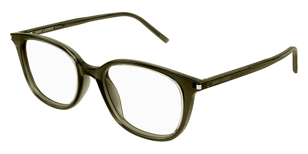 Saint Laurent® 644/F SL 644/F 005 52 - Green Eyeglasses