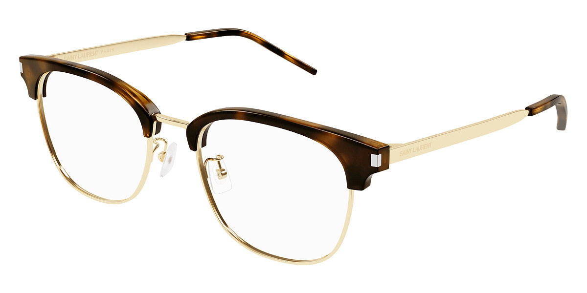 Saint Laurent® 649/F SL 649/F 002 54 - Havana/Gold Eyeglasses