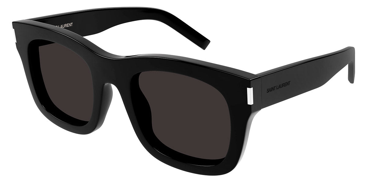 Saint Laurent® 650 MONCEAU SL 650 MONCEAU 001 55 - Black / Black Sunglasses