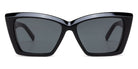 Saint Laurent® 657/F SL 657/F 001 55 - Black / Black Sunglasses