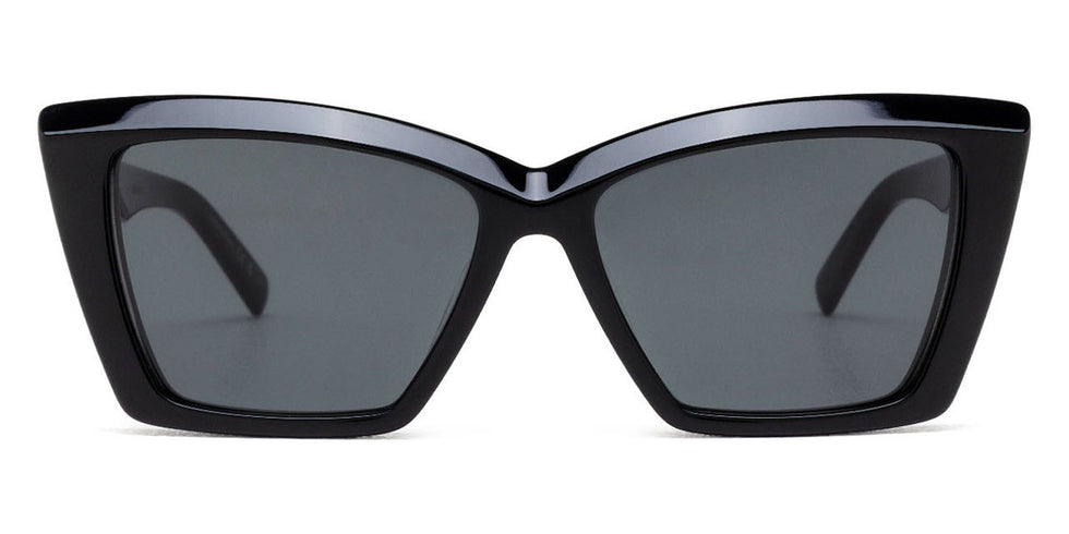 Saint Laurent® 657/F SL 657/F 001 55 - Black / Black Sunglasses