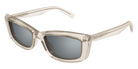 Saint Laurent® 658 SL 658 003 54 - Beige / Silver Mirrored Sunglasses