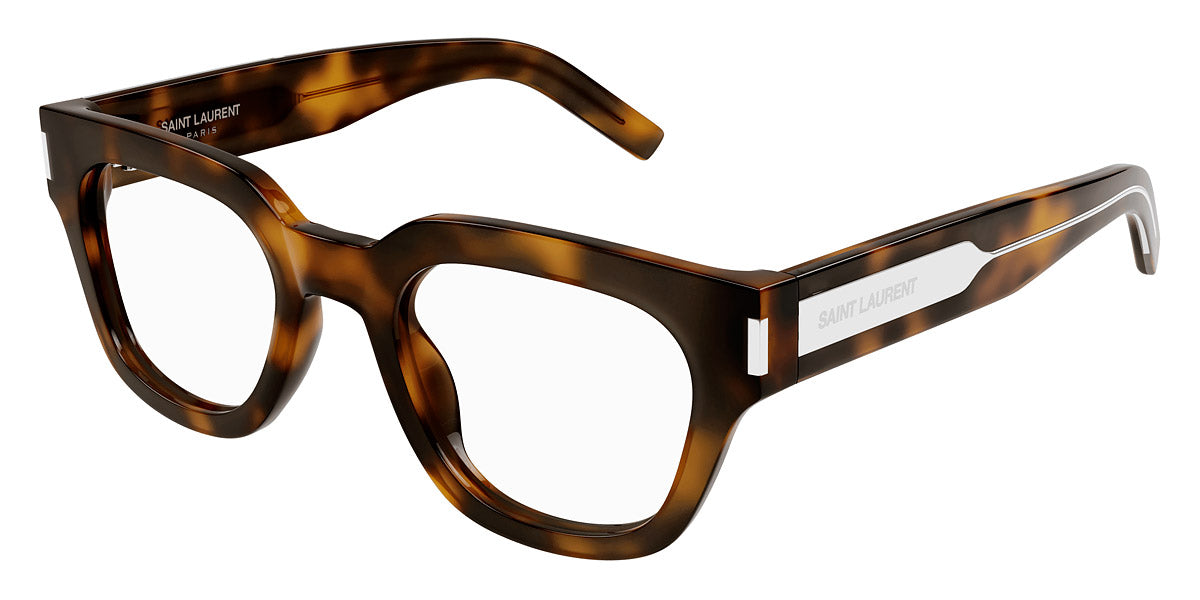 Saint Laurent® 661 SL 661 002 50 - Havana/Crystal Eyeglasses