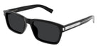Saint Laurent® 662 SL 662 001 57 - Black/Crystal / Black Sunglasses