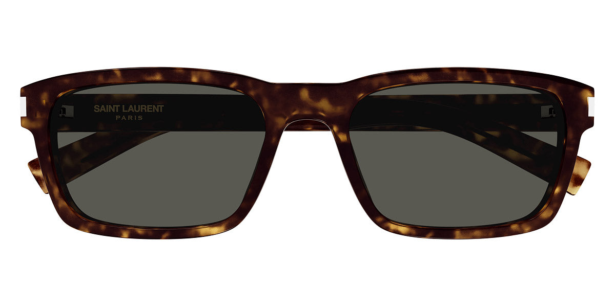 Saint Laurent® 662 SL 662 004 57 - Havana/Crystal / Gray Sunglasses