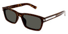 Saint Laurent® 662 SL 662 004 57 - Havana/Crystal / Gray Sunglasses