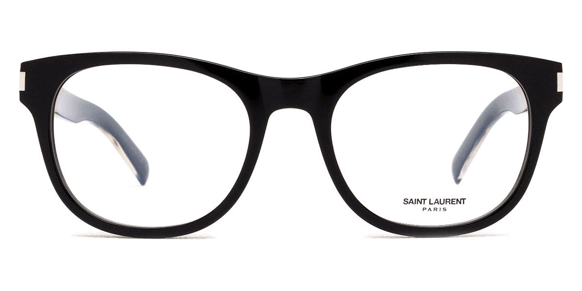 Saint Laurent® 663 SL 663 004 55 - Black/Crystal Eyeglasses