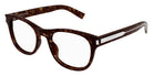 Saint Laurent® 663 SL 663 005 55 - Havana/Crystal Eyeglasses