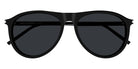 Saint Laurent® 667 SL 667 001 56 - Black / Black Sunglasses