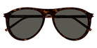 Saint Laurent® 667 SL 667 002 56 - Havana / Gray Sunglasses