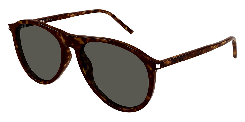 Saint Laurent® 667 SL 667 002 56 - Havana / Gray Sunglasses