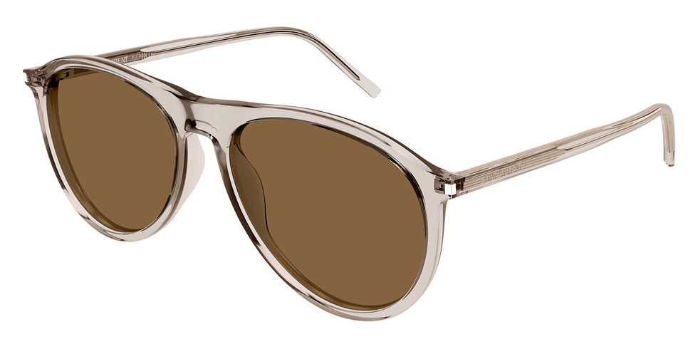 Saint Laurent® 667 SL 667 004 56 - Beige / Brown Sunglasses