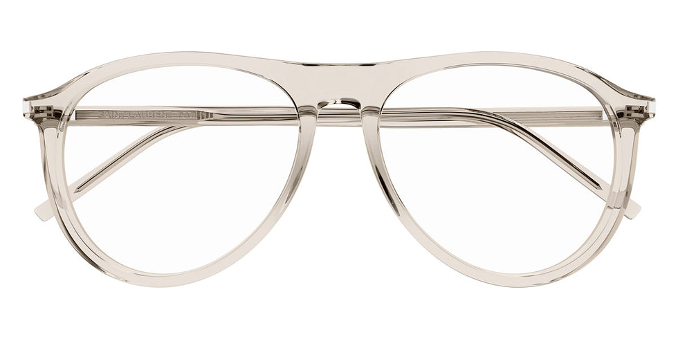 Saint Laurent® 667 OPT SL 667 OPT 003 56 - Beige / Transparent AR Eyeglasses