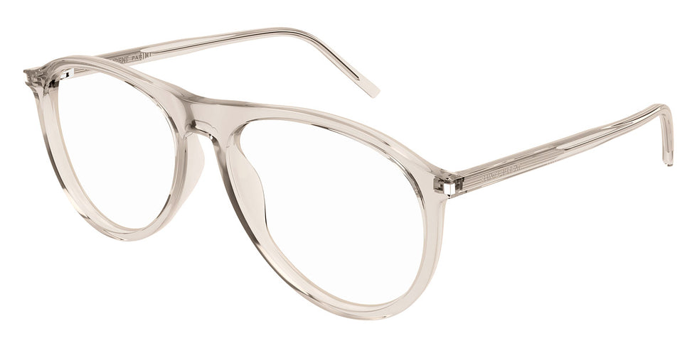 Saint Laurent® 667 OPT SL 667 OPT 003 56 - Beige / Transparent AR Eyeglasses
