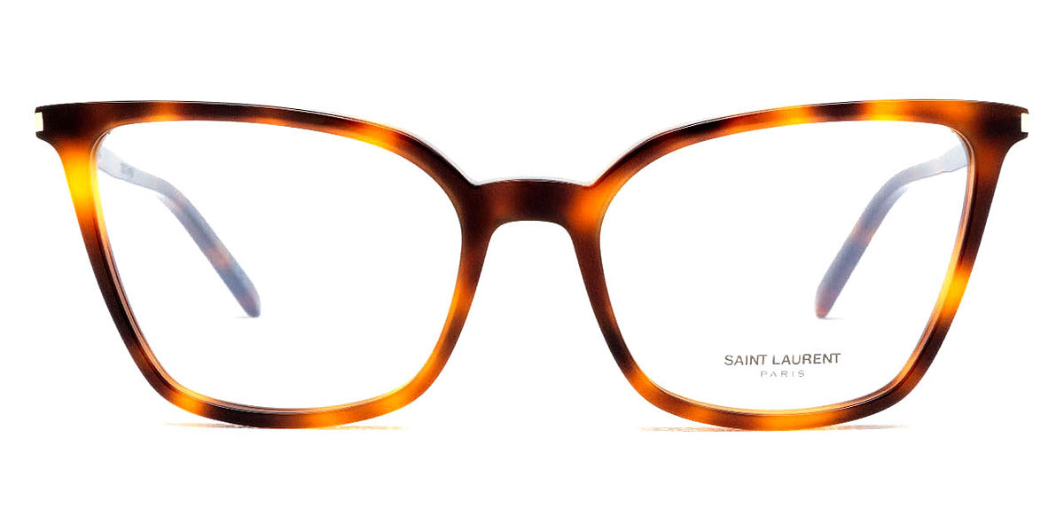 Saint Laurent® 669 SL 669 003 54 - Havana / Transparent AR Eyeglasses