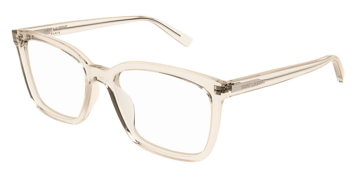 Saint Laurent® 672 SL 672 004 55 - Beige Eyeglasses