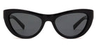 Saint Laurent® 676 SL 676 001 53 - Black / Black Sunglasses