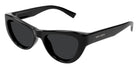 Saint Laurent® 676 SL 676 001 53 - Black / Black Sunglasses