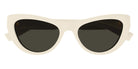 Saint Laurent® 676 SL 676 008 53 - Ivory / Gray Sunglasses