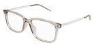 Saint Laurent® 684/F SL 684/F 003 55 - Beige/Silver Eyeglasses