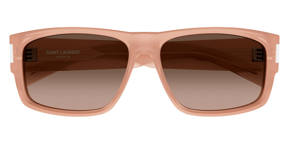 Saint Laurent® 689 SL 689 006 59 - Orange / Brown Gradient Sunglasses