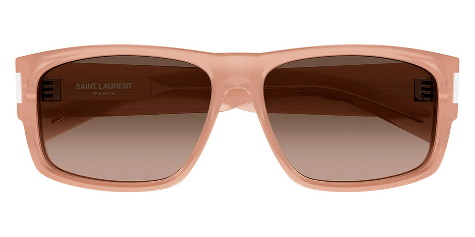 Saint Laurent® 689 SL 689 006 59 - Orange / Brown Gradient Sunglasses