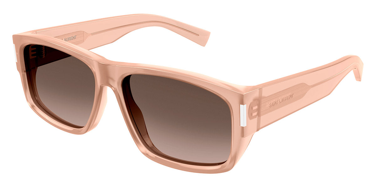 Saint Laurent® 689 SL 689 006 59 - Orange / Brown Gradient Sunglasses
